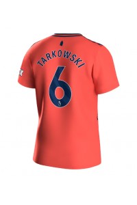 Everton James Tarkowski #6 Jalkapallovaatteet Vieraspaita 2023-24 Lyhythihainen